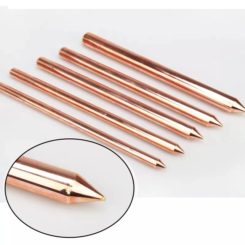 Top Quality Copper Clad Steel Ground Rod 17.2mm 18mm Electrical Grounding Earth Rods for Earth