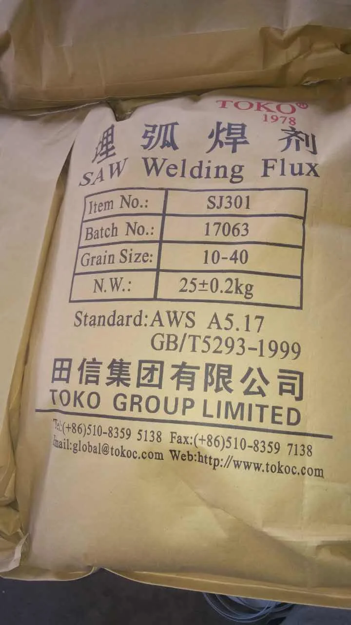 Sj501, Sj301 Toko Welding Material