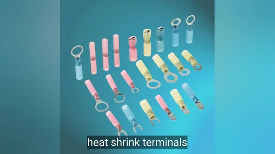 Terminais de crimpagem de pino isolados em PVC de nylon com UL